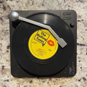 Capgun Record Coasters with Record Holder Set of 6